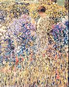 Frieseke, Frederick Carl Lady in a Garden oil painting picture wholesale